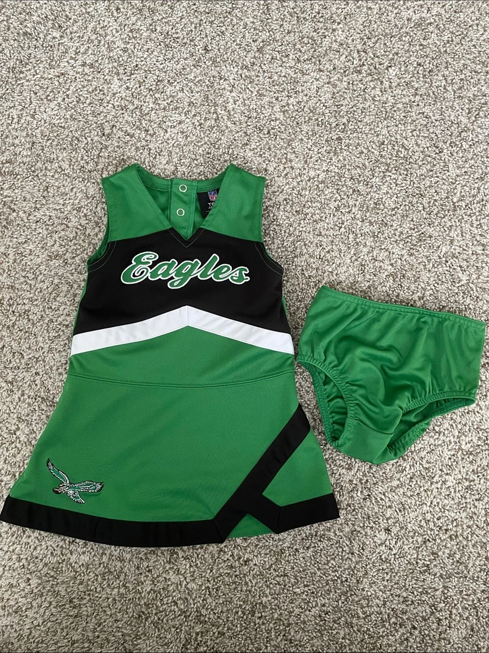 Philadelphia Eagles Toddler 2T Cheer Dress